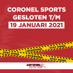 Gesloten | Lockdown | Coronel Sports Huizen