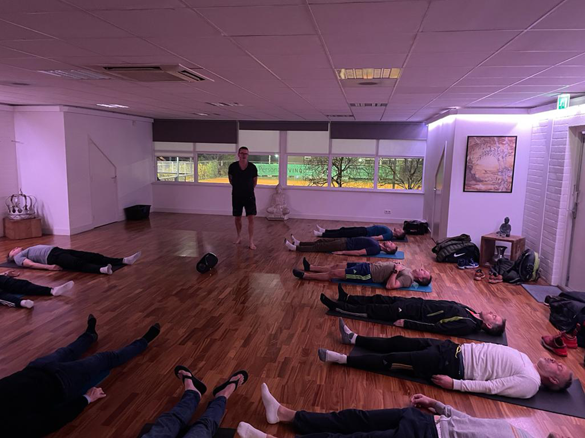 Groepsles ademen voor ijsbad | Coronel Sports Huizen