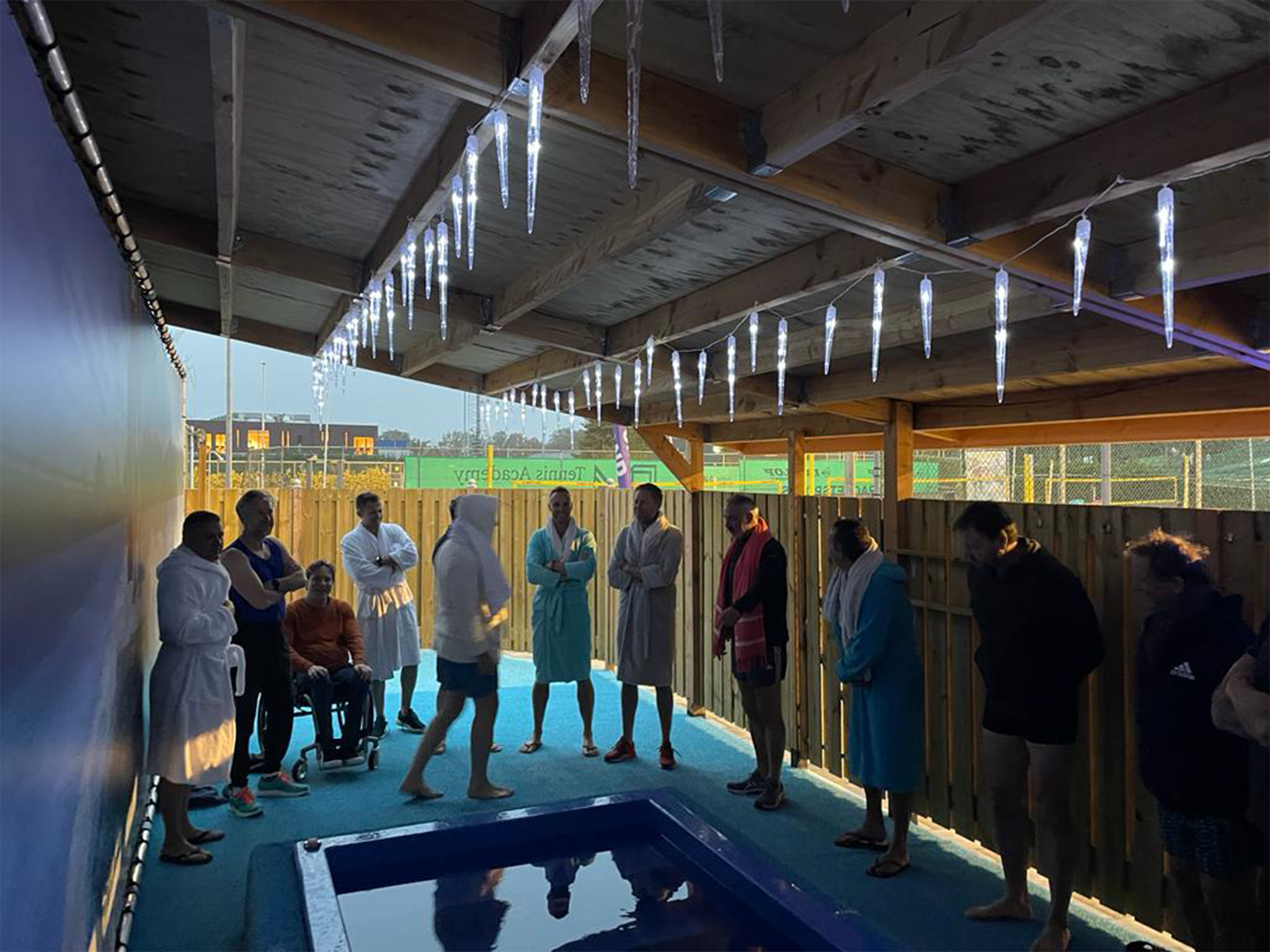 Groepsles uitleg ijsbad | Coronel Sports Huizen