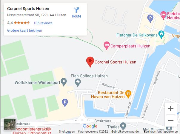 Google maps Coronel Sports Huizen