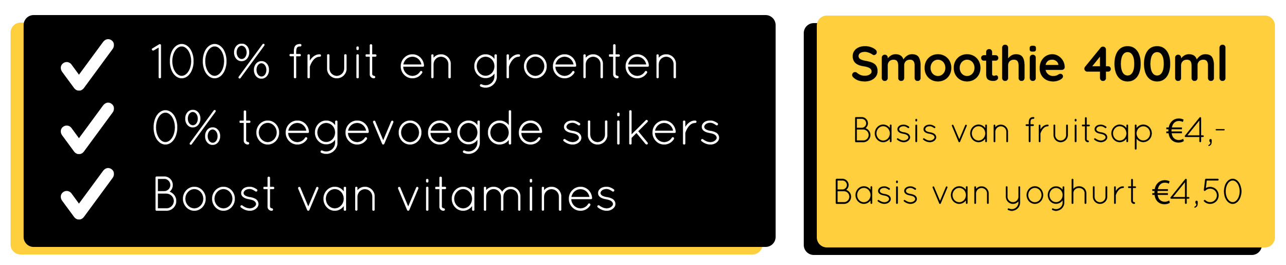 Smoothies ingredienten en prijzen | Coronel Sports