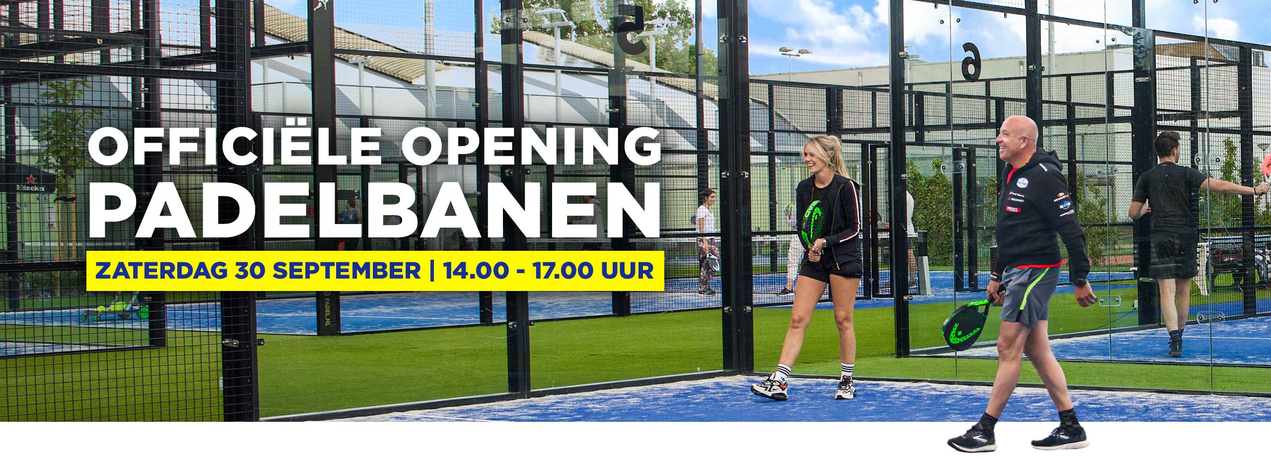 Officiële opening padelbanen Coronel Sports Huizen