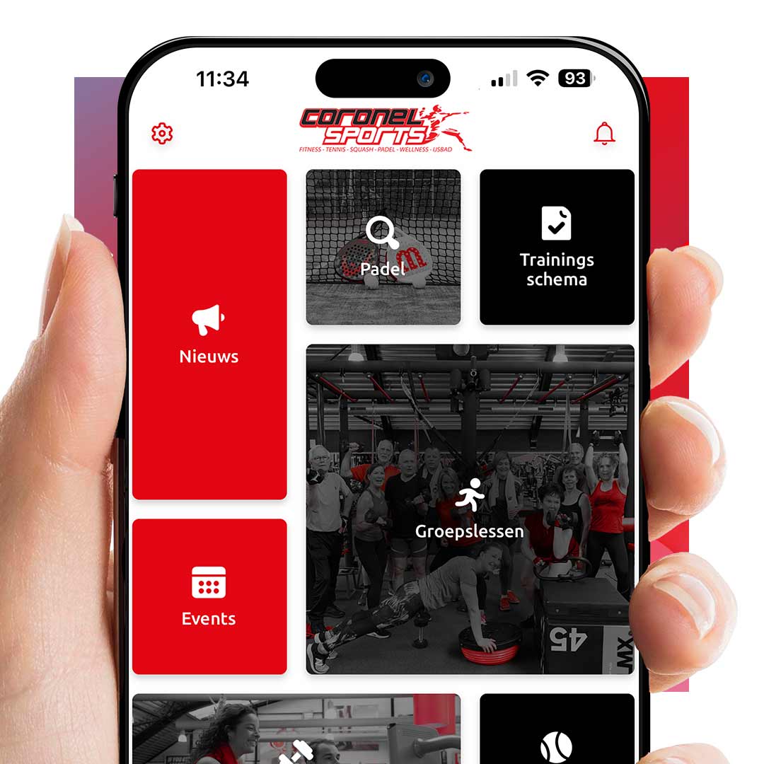 Uitleg app Coronel Sports huizen