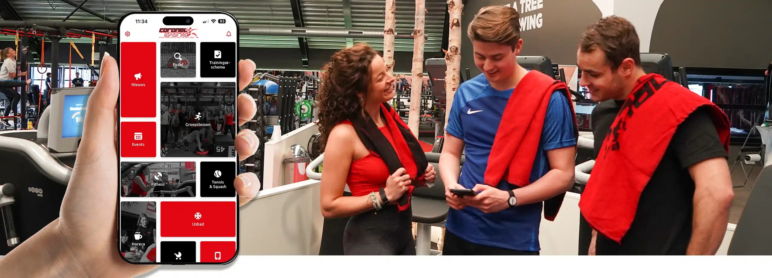 App sportschool Coronel Sports Huizen