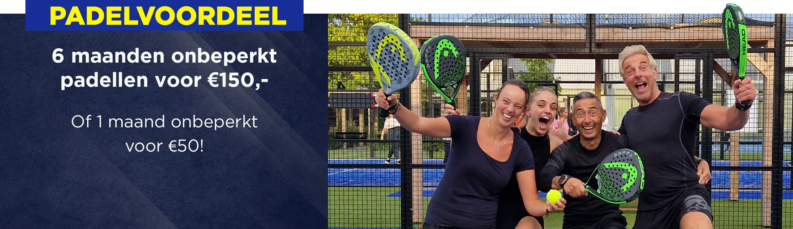 Winterabonnement padel | Coronel Sports Huizen