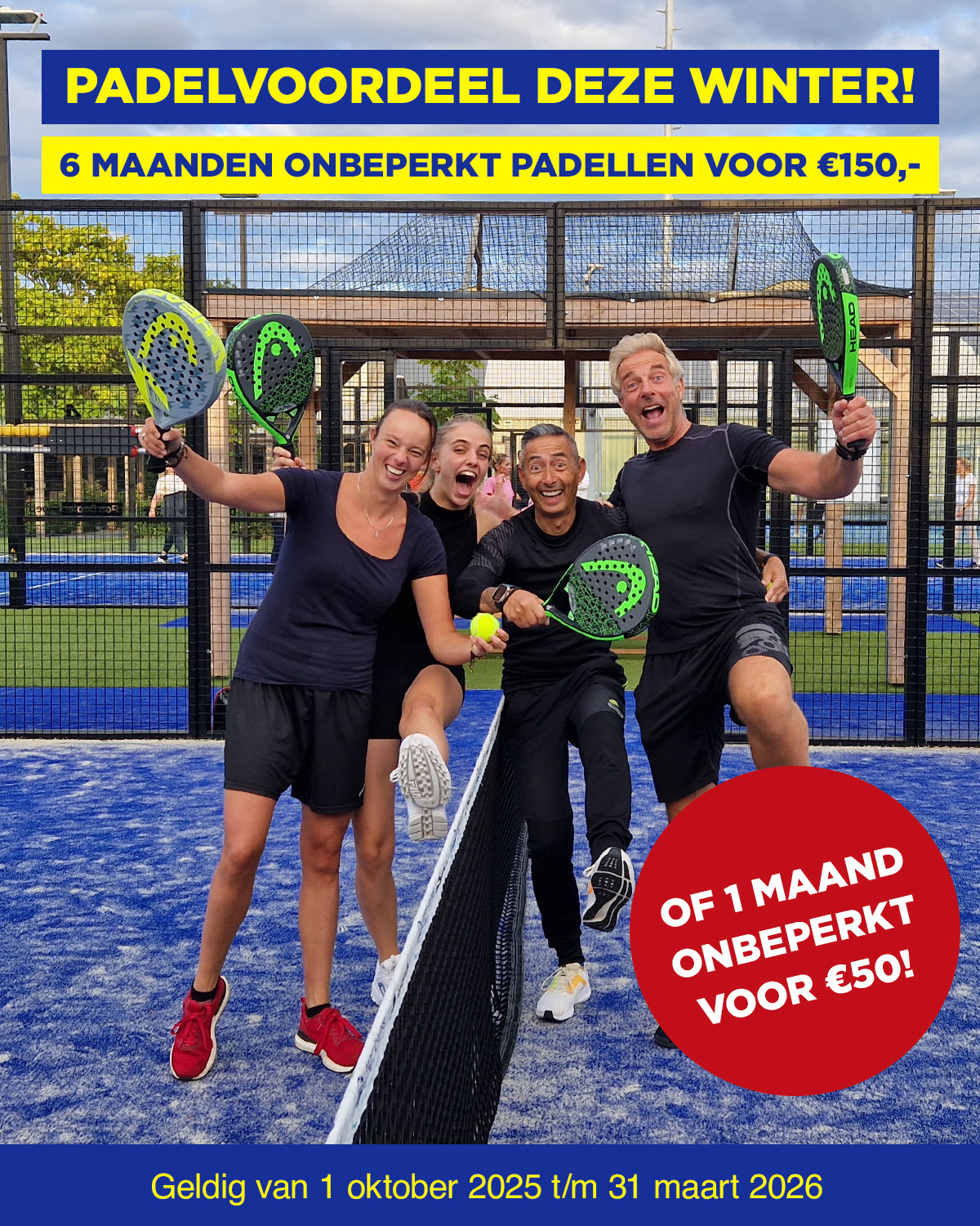 Padel winterabonnement | Coronel Sports huizen