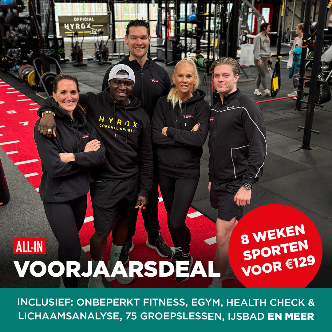 Voorjaarsdeal 8 weken sporten Coronel Sports Huizen